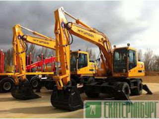  Hitachi, Komatsu, Hyundai   