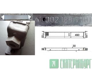 Масляный радиатор Mercedes 0021883001 Другое месторасположение